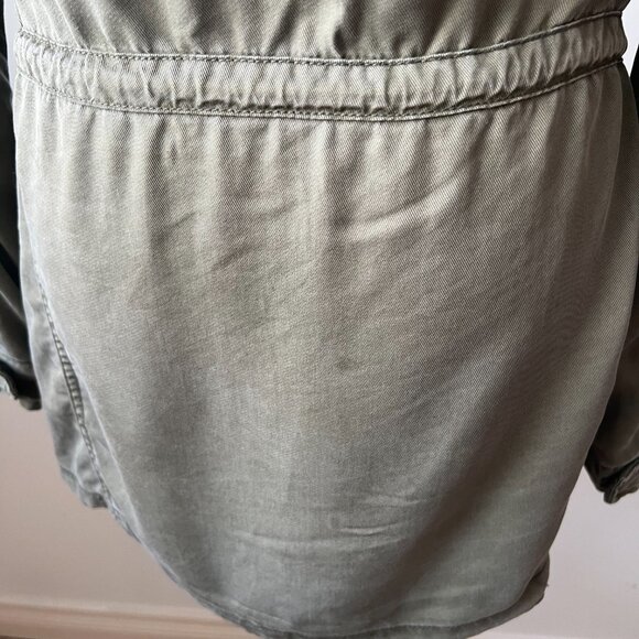 🫒Buffalo David Bitton Military Anorak Jacket - Army Green Utility Sz M!! - Picture 10 of 14